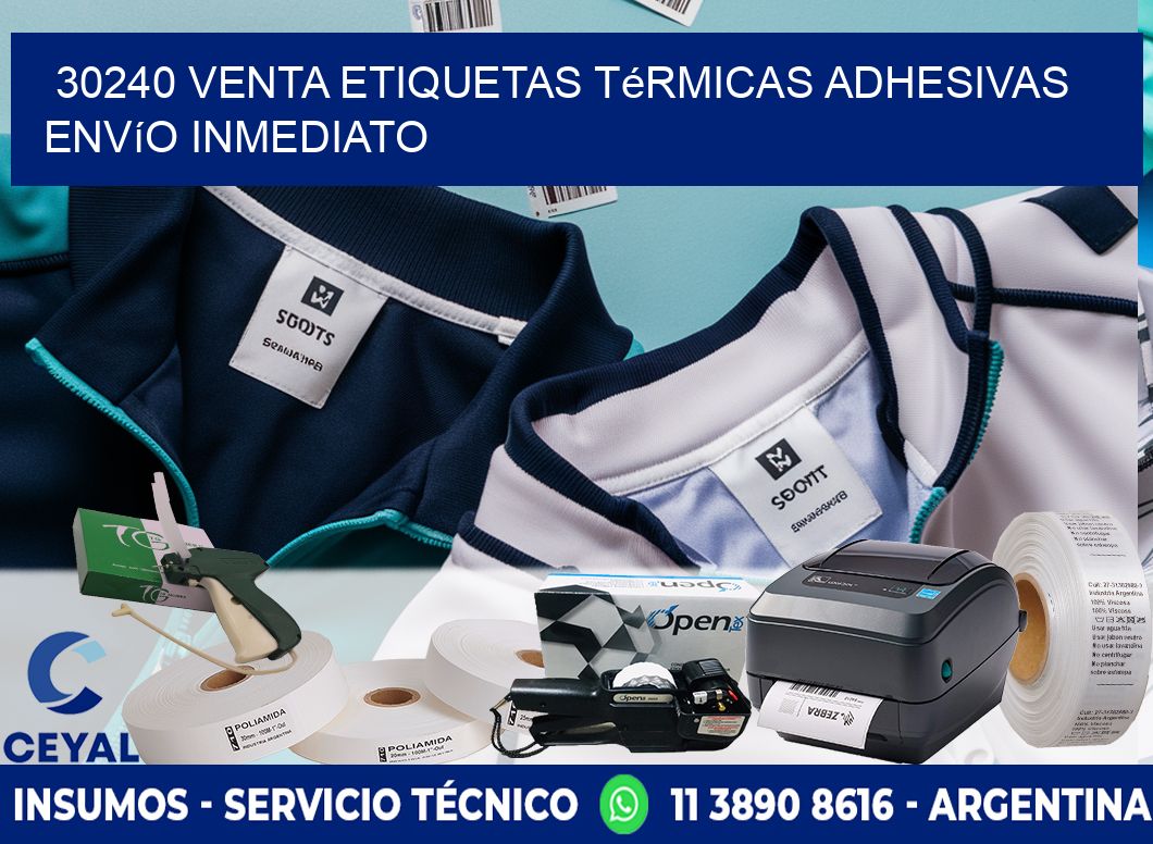 30240 venta etiquetas térmicas adhesivas envío inmediato