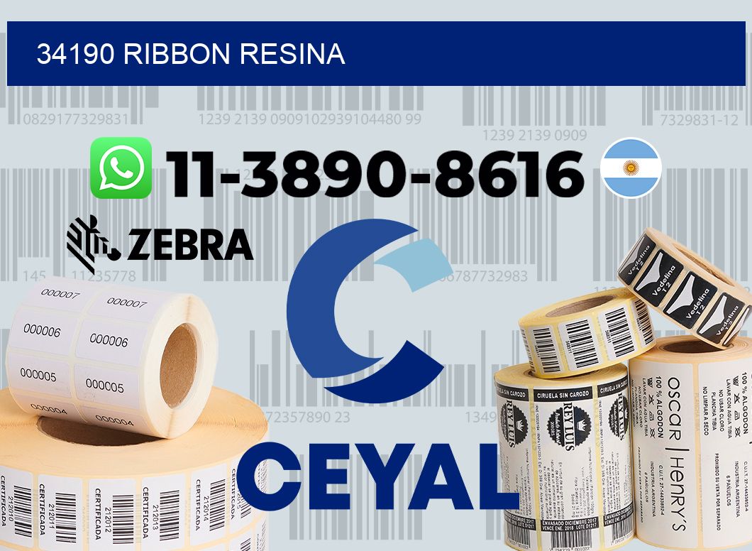34190 ribbon resina
