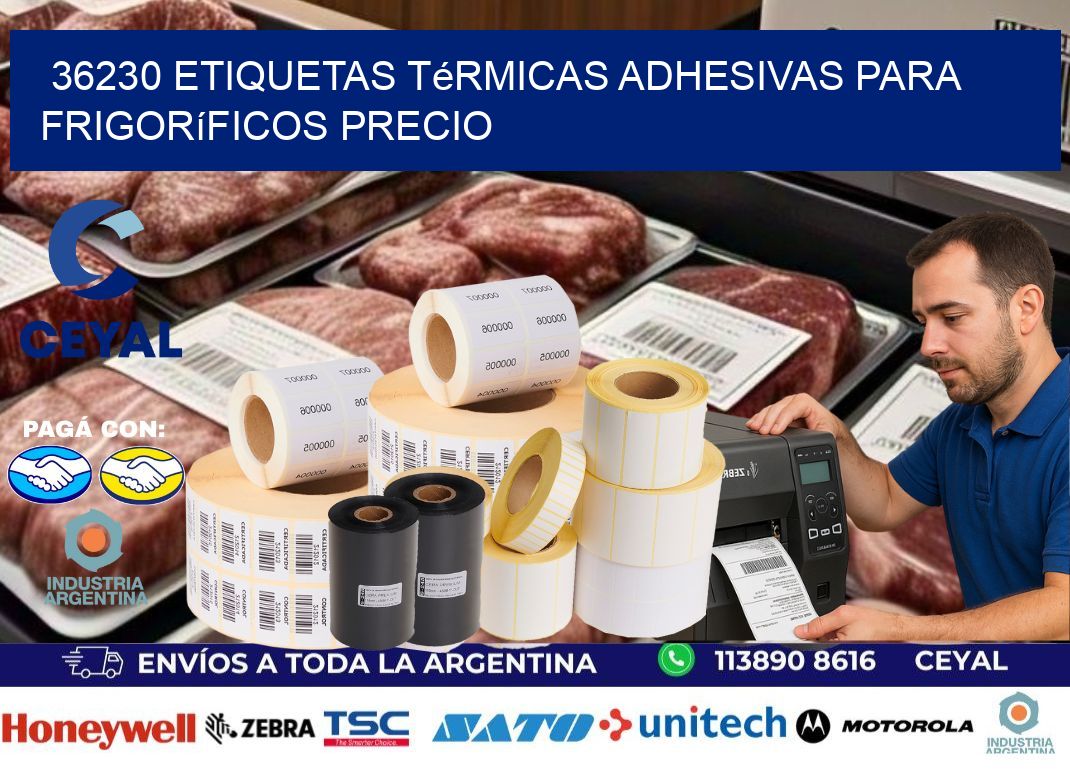 36230 etiquetas térmicas adhesivas para frigoríficos precio
