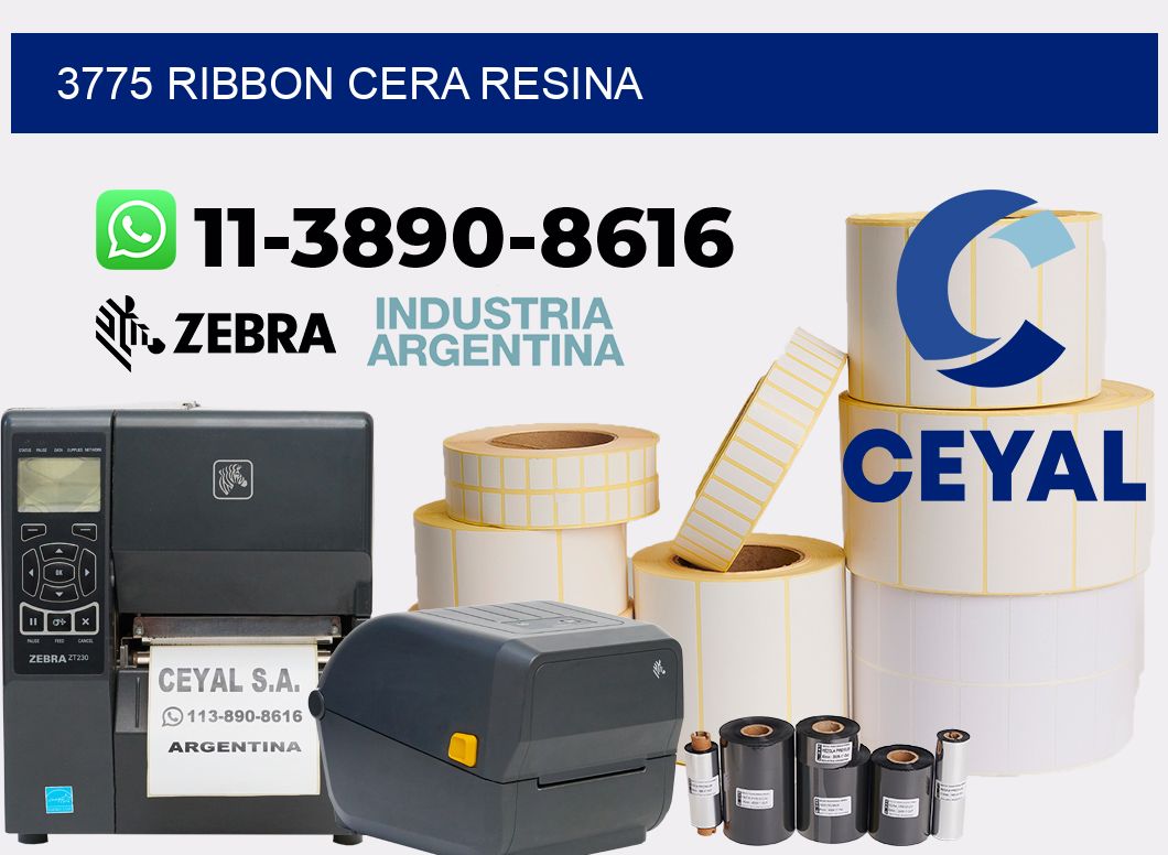 3775 ribbon cera resina