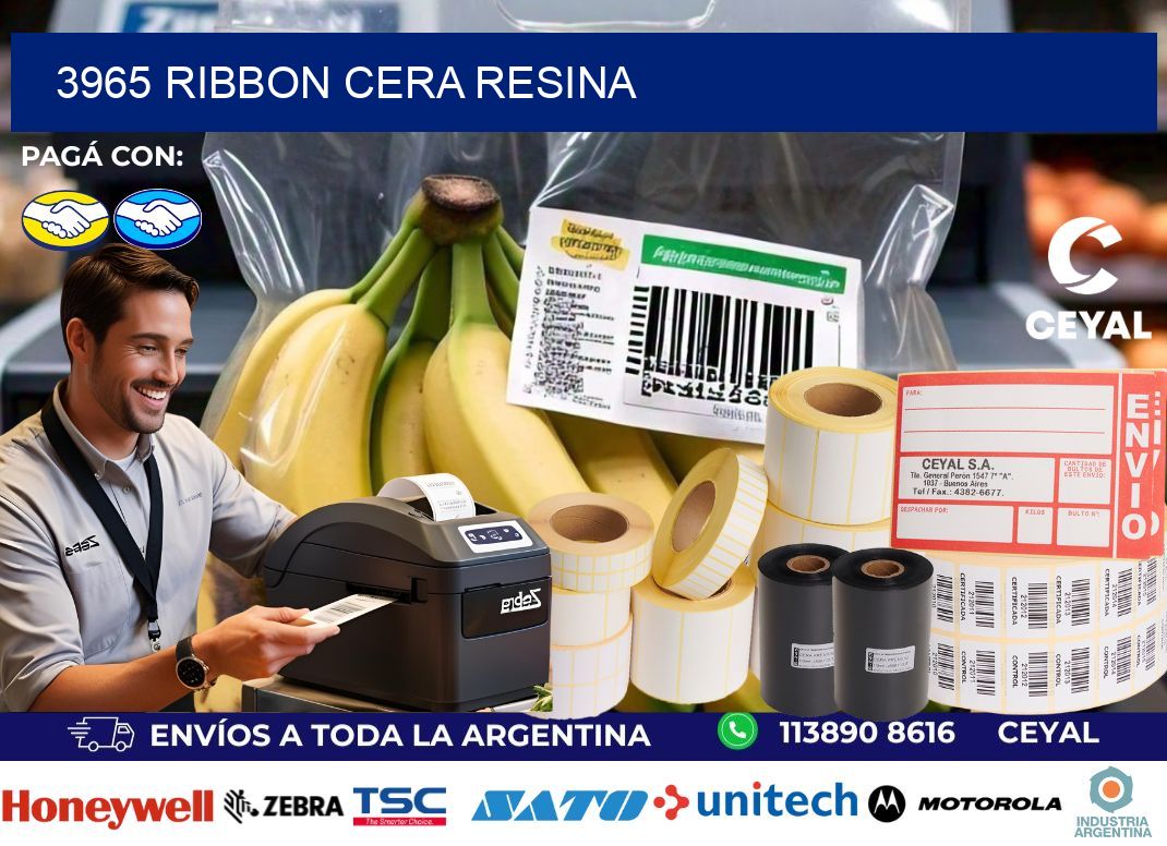 3965 ribbon cera resina