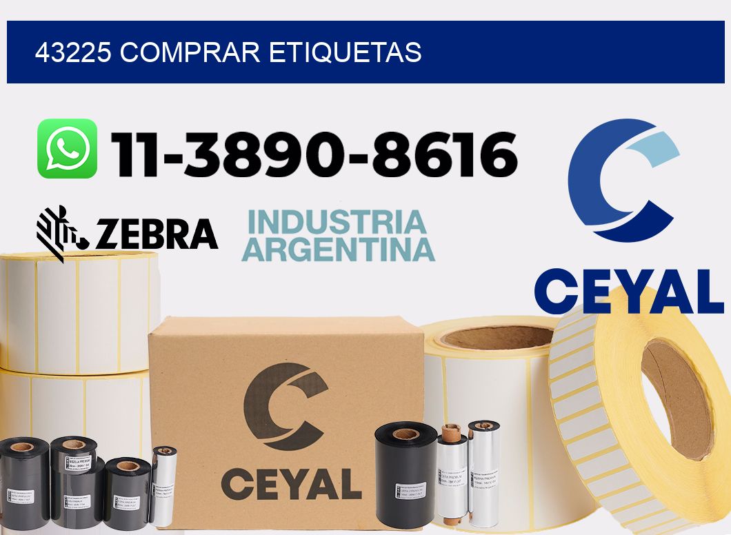 43225 comprar etiquetas