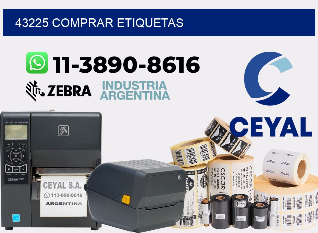 43225 comprar etiquetas