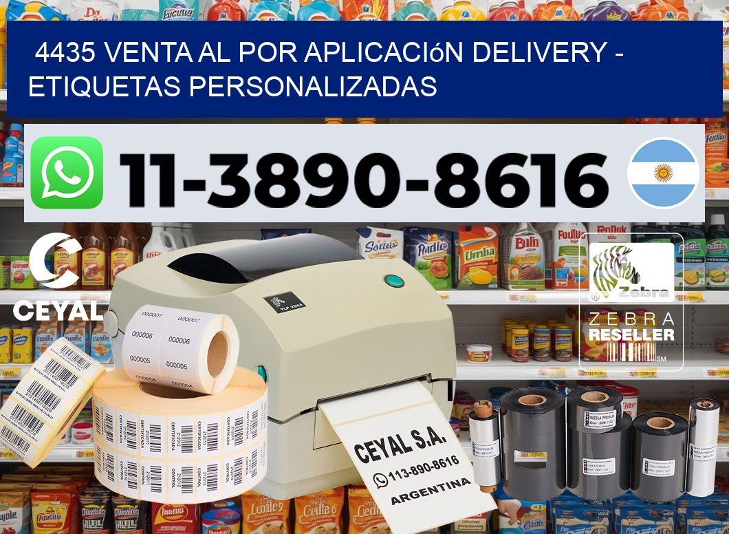 4435 Venta al Por Aplicación delivery – Etiquetas Personalizadas