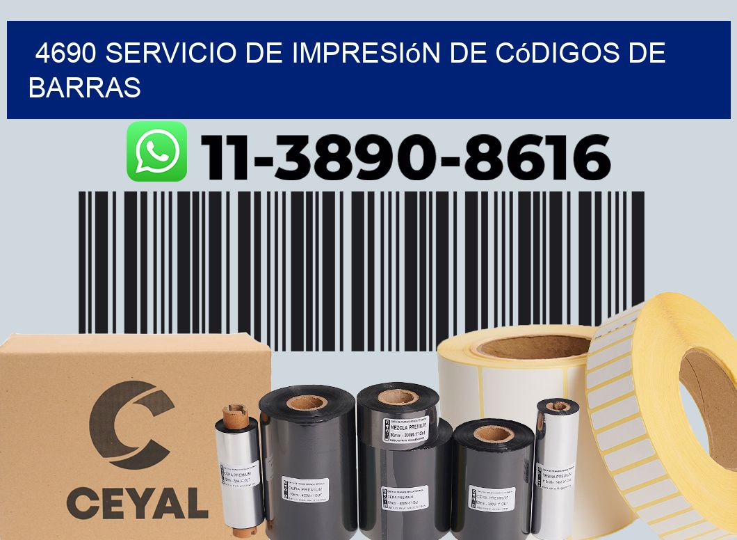 4690 Servicio de impresión de códigos de barras