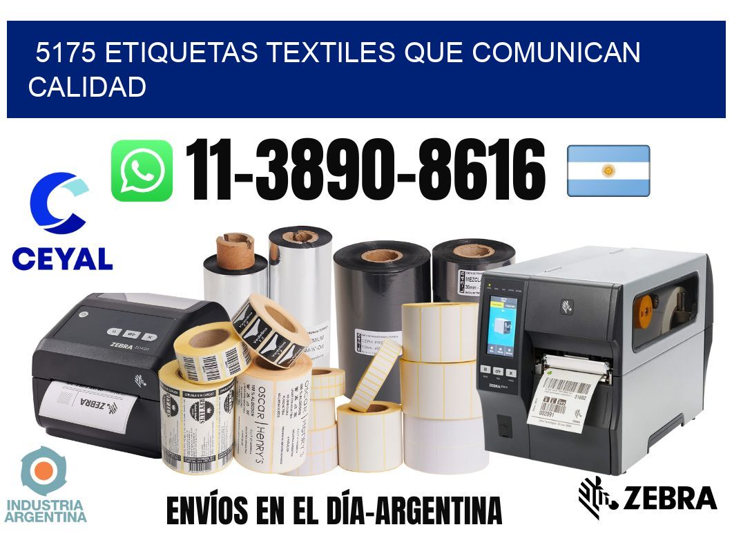 5175 Etiquetas textiles que comunican calidad
