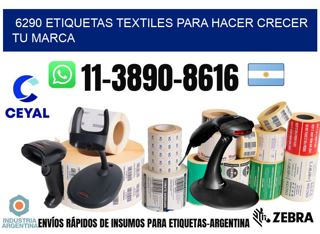 6290 Etiquetas textiles para hacer crecer tu marca
