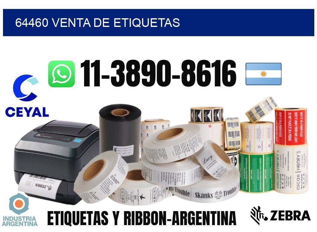64460 venta de etiquetas
