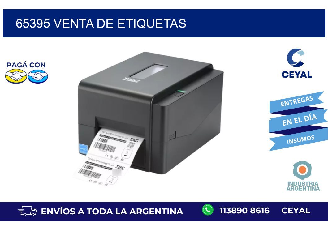 65395 venta de etiquetas