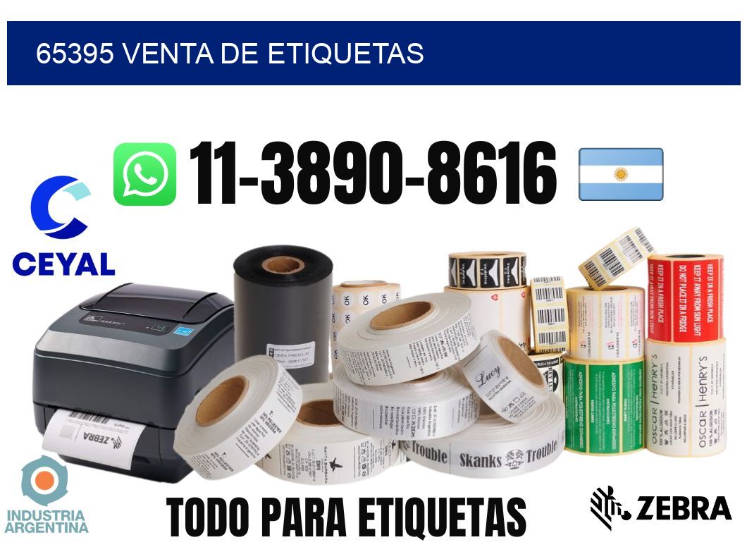 65395 venta de etiquetas