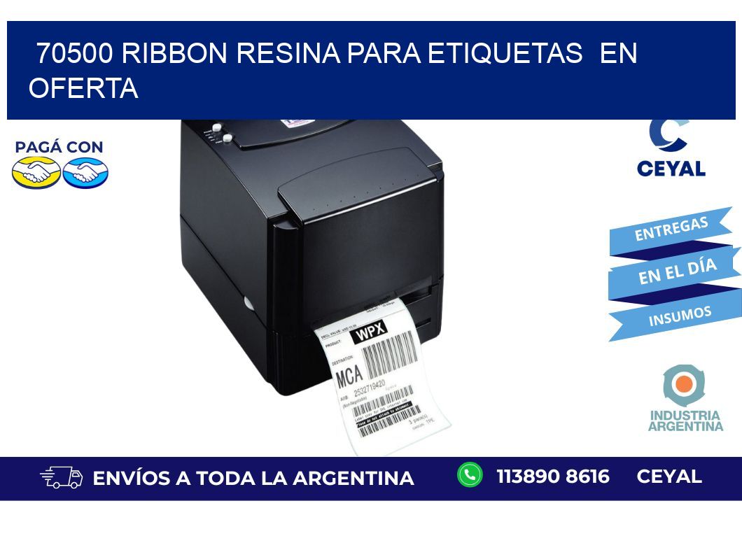 70500 ribbon resina para etiquetas en oferta