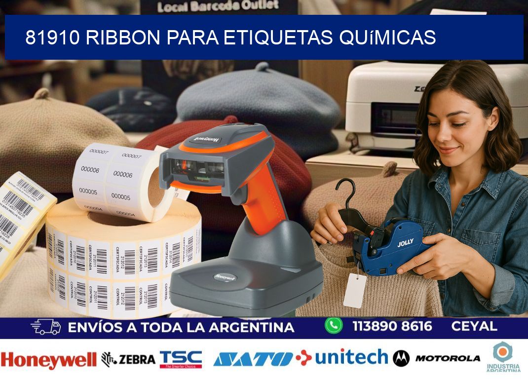 81910 ribbon para etiquetas químicas