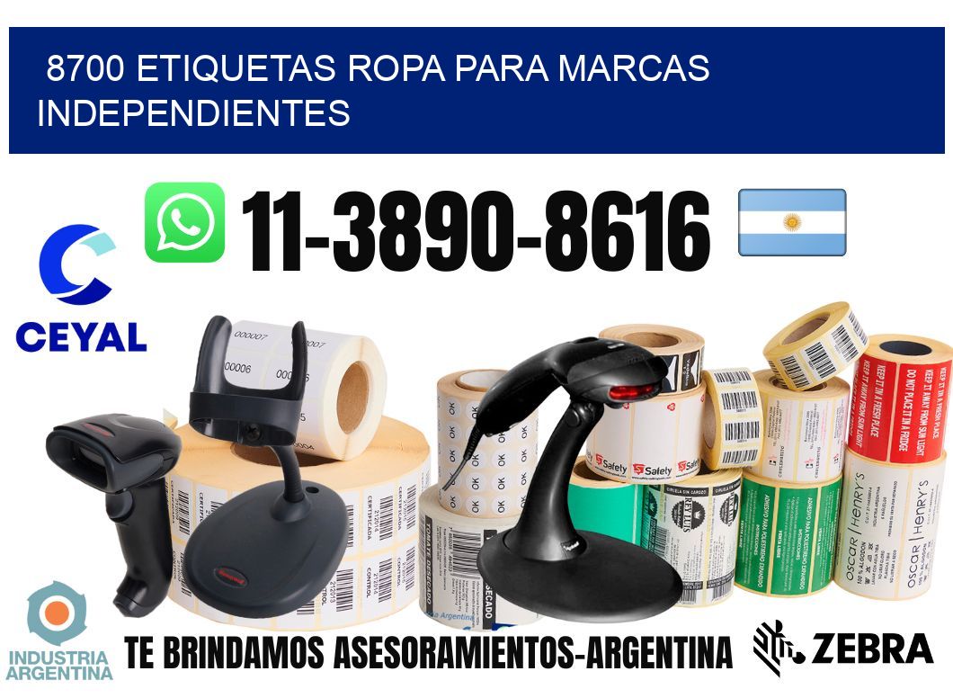8700 Etiquetas ropa para marcas independientes