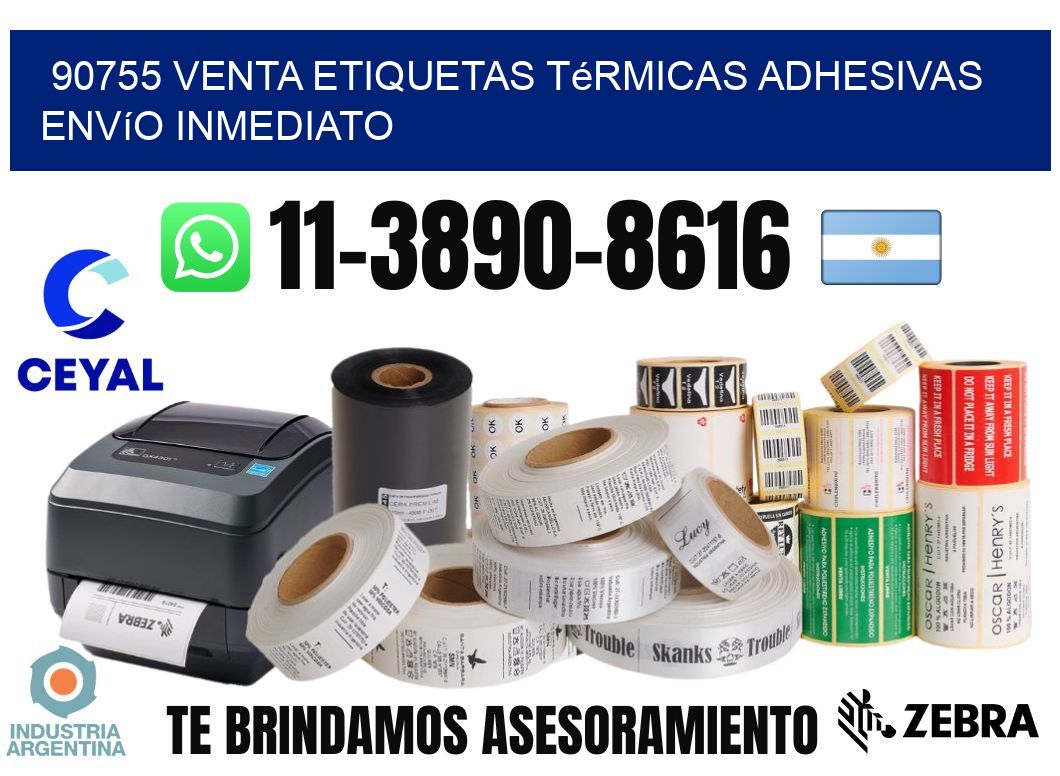 90755 venta etiquetas térmicas adhesivas envío inmediato