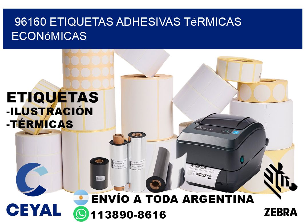 96160 etiquetas adhesivas térmicas económicas