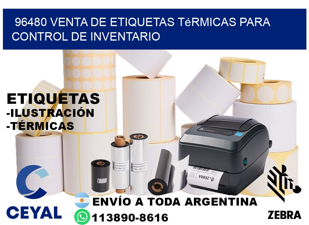 96480 venta de etiquetas térmicas para control de inventario