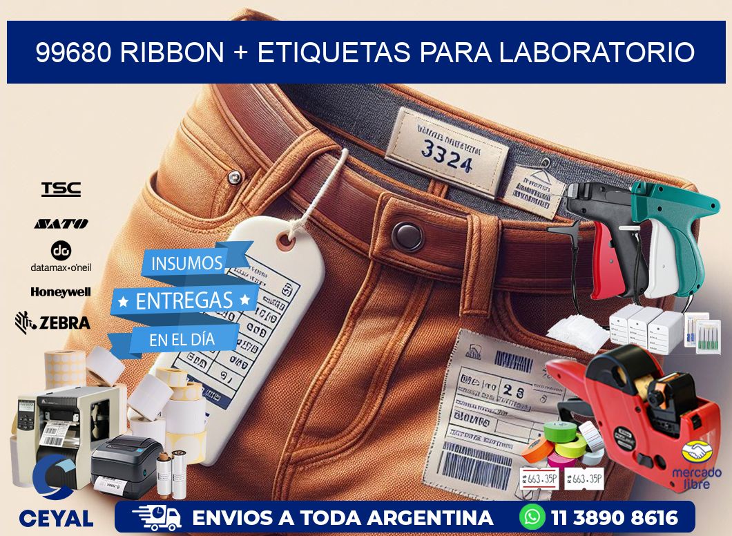 99680 ribbon + etiquetas para laboratorio