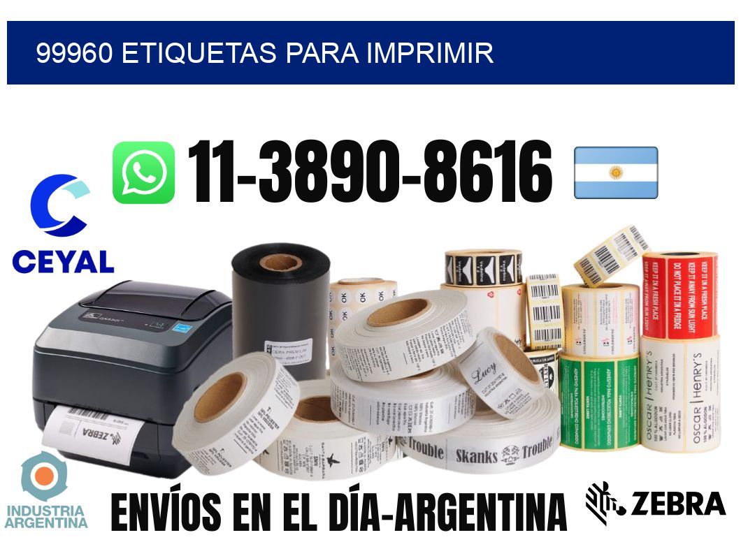 99960 etiquetas para imprimir