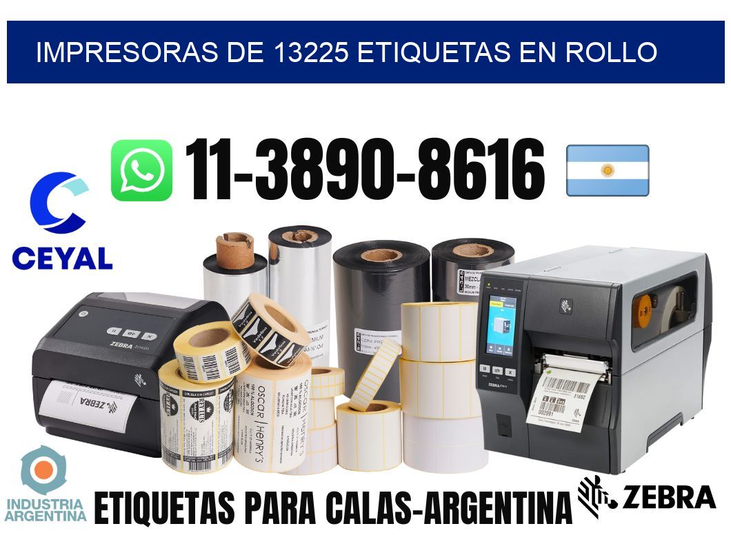impresoras de 13225 etiquetas en rollo