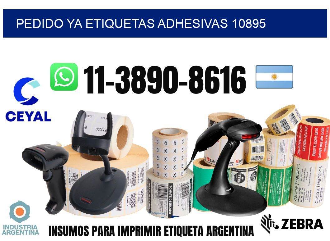 pedido ya etiquetas adhesivas 10895