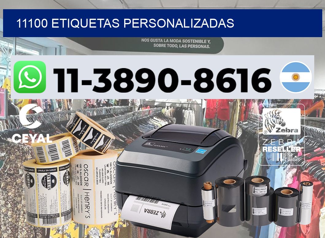 11100 etiquetas personalizadas