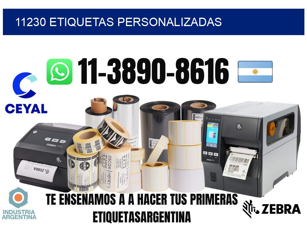 11230 etiquetas personalizadas