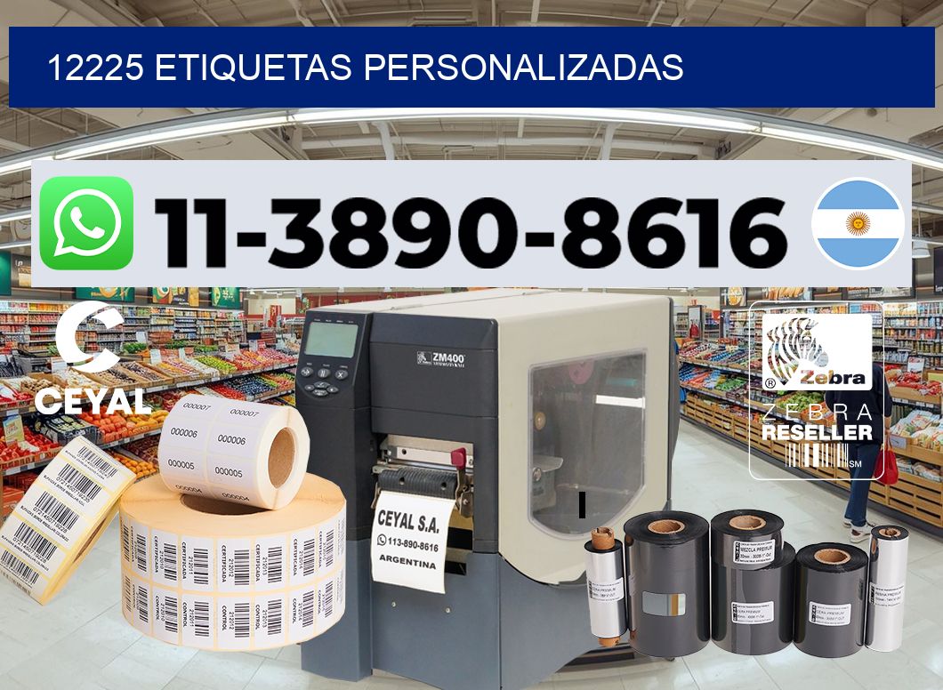 12225 etiquetas personalizadas