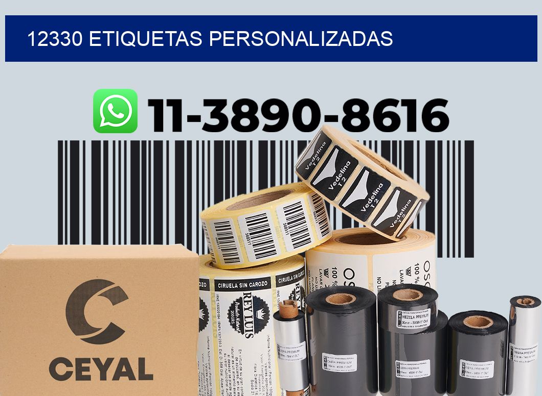 12330 etiquetas personalizadas