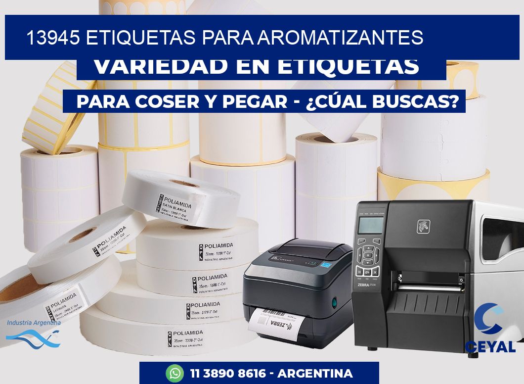 13945 Etiquetas para aromatizantes