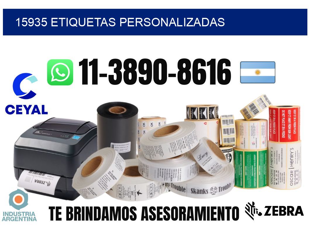 15935 etiquetas personalizadas