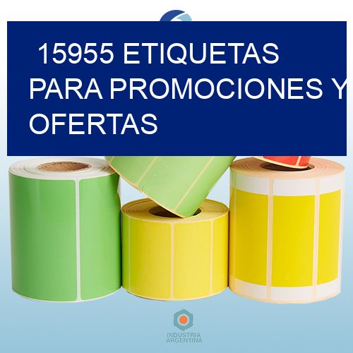 15955 Etiquetas para promociones y ofertas