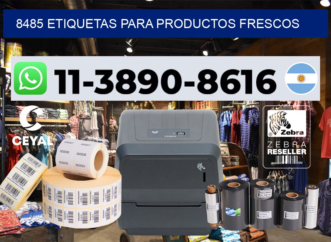 8485 Etiquetas para productos frescos