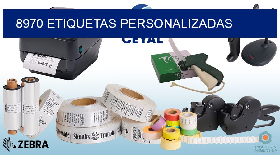 8970 etiquetas personalizadas