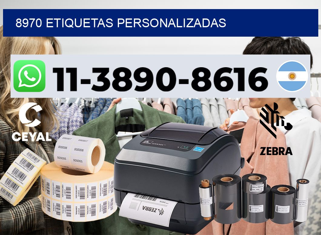 8970 etiquetas personalizadas