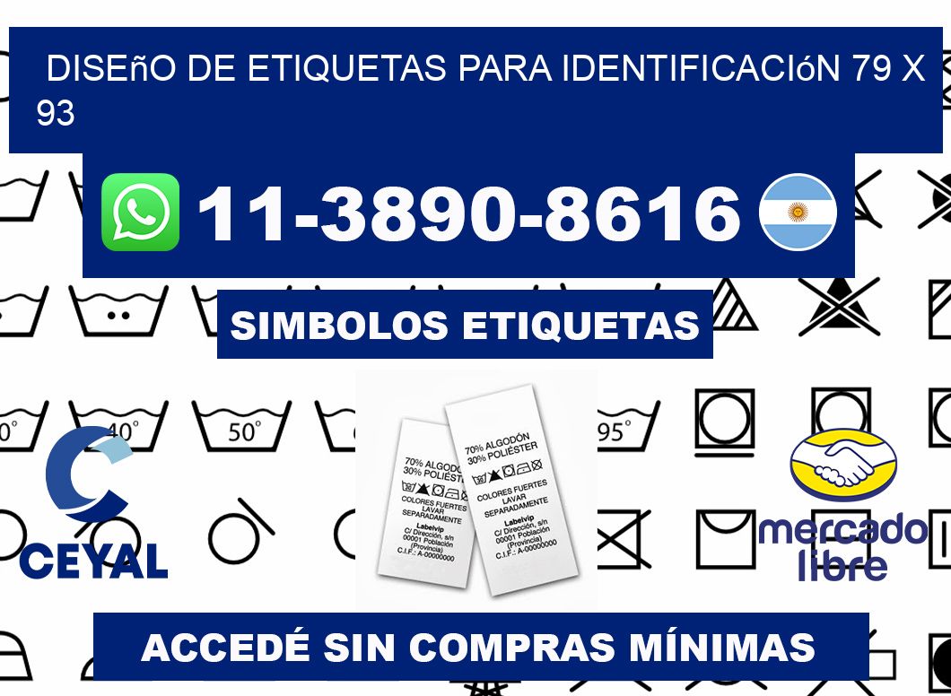 diseño de etiquetas para identificación 79 x 93