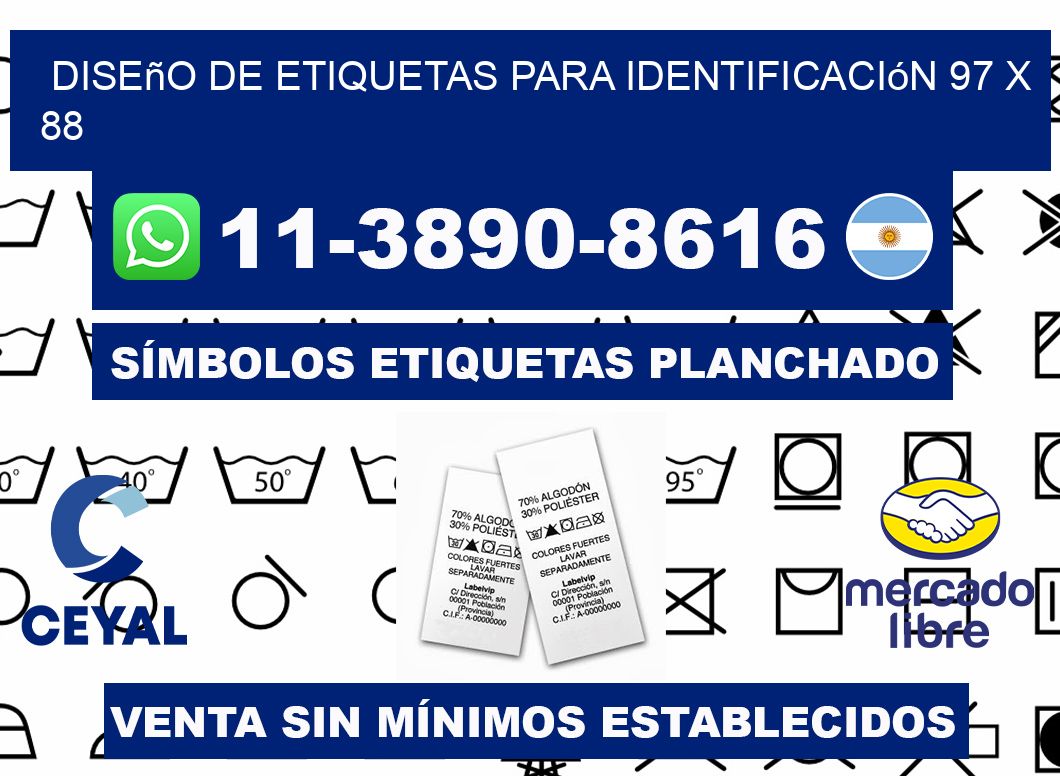diseño de etiquetas para identificación 97 x 88
