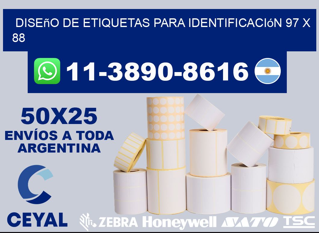 diseño de etiquetas para identificación 97 x 88