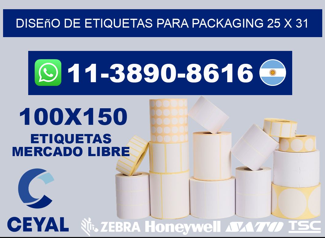diseño de etiquetas para packaging 25 x 31
