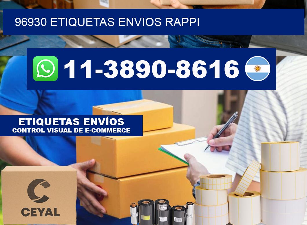 96930 etiquetas envios rappi