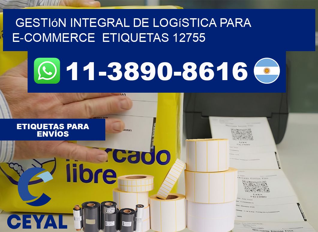 Gestión integral de logística para e-commerce  etiquetas 12755