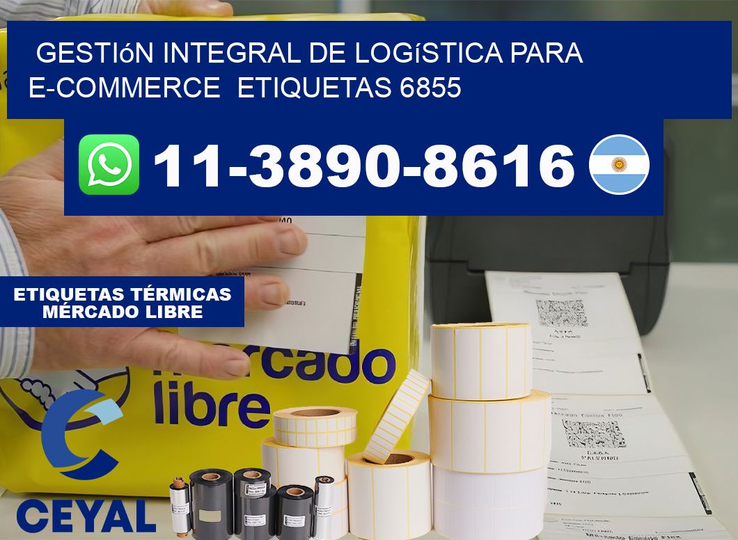 Gestión integral de logística para e-commerce  etiquetas 6855