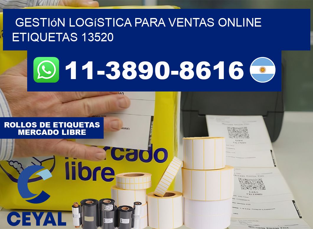 Gestión logística para ventas online  etiquetas 13520
