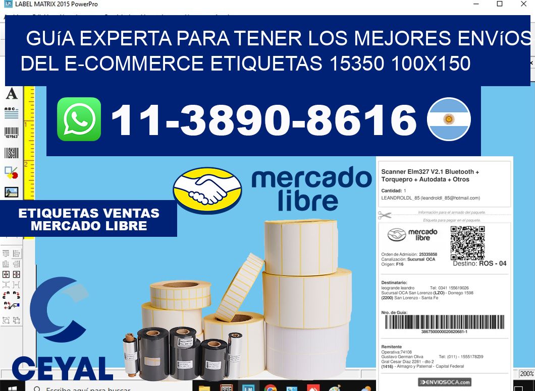 Guía experta para tener los mejores envíos del e-commerce etiquetas 15350 100x150