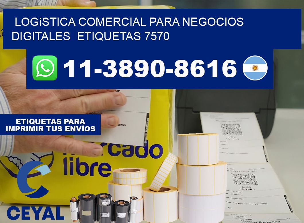 Logística comercial para negocios digitales  etiquetas 7570