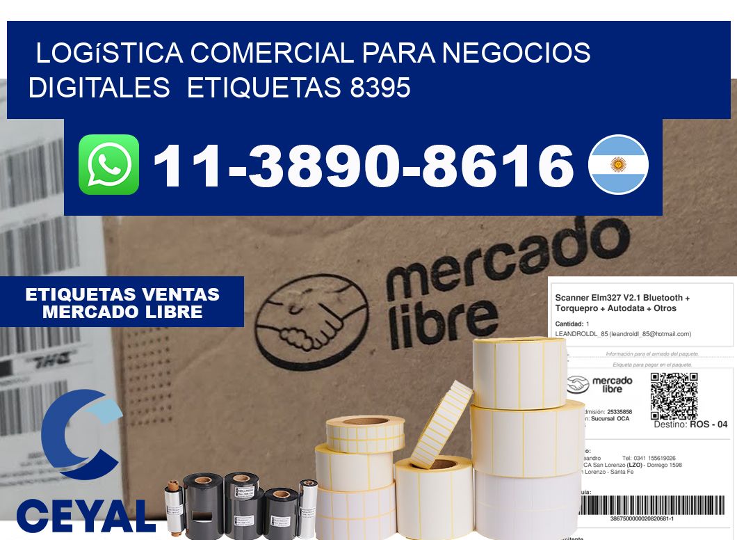 Logística comercial para negocios digitales  etiquetas 8395