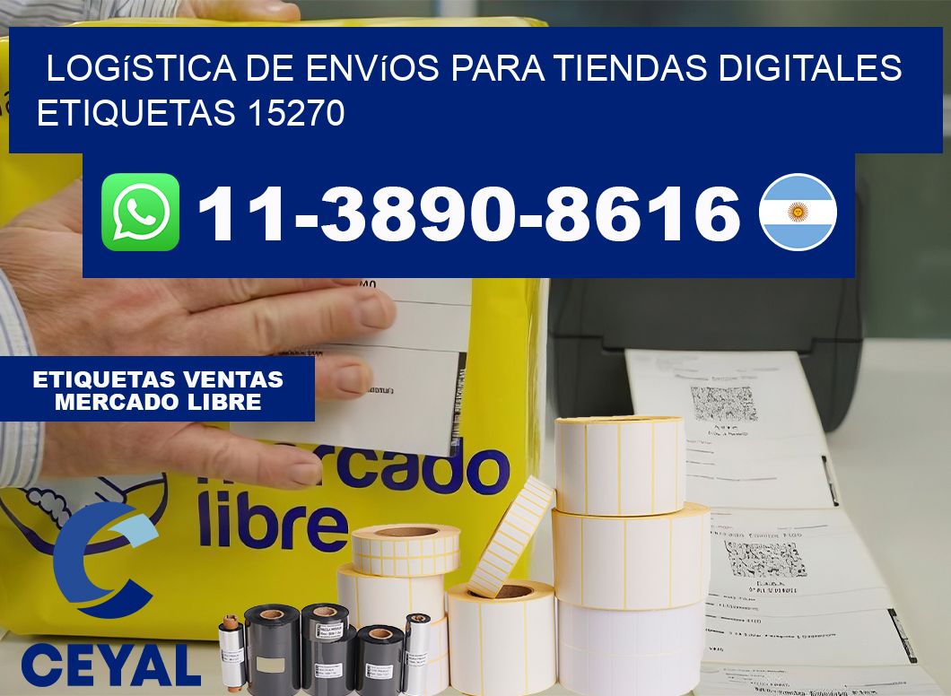 Logística de envíos para tiendas digitales  etiquetas 15270