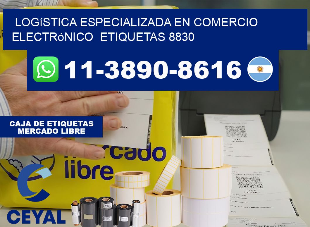 Logística especializada en comercio electrónico  etiquetas 8830