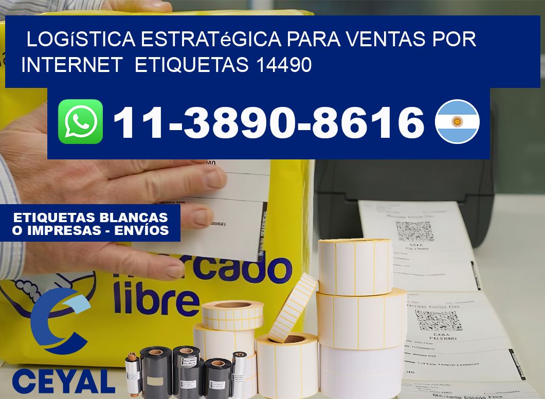 Logística estratégica para ventas por internet  etiquetas 14490