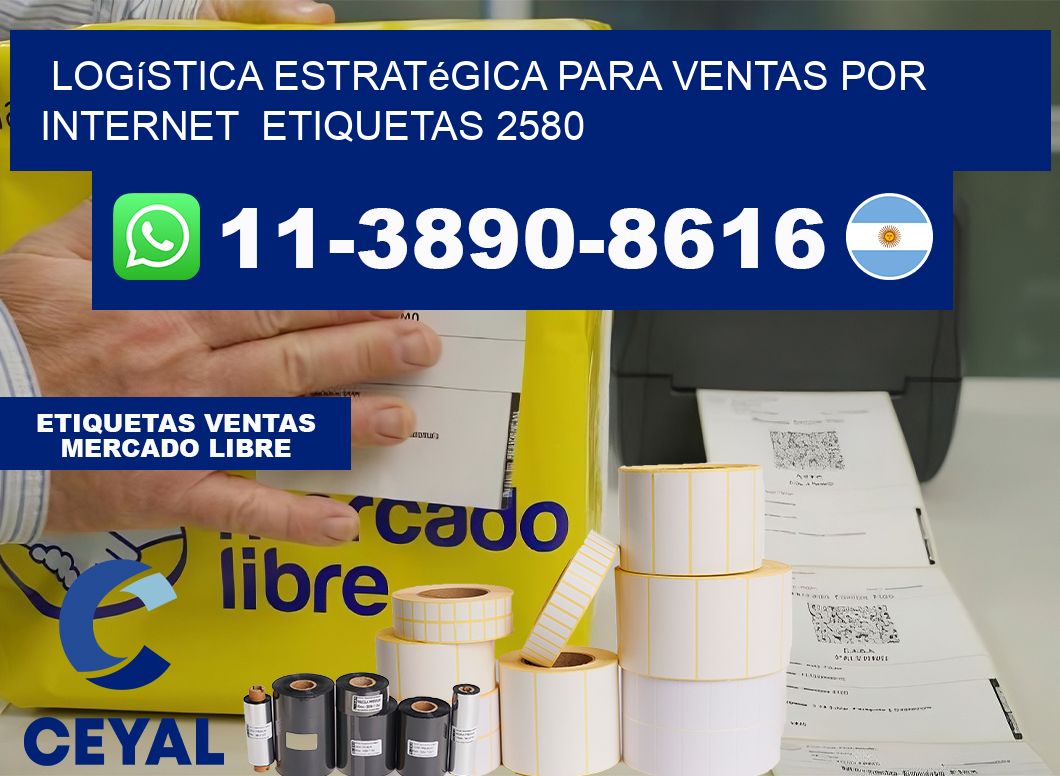 Logística estratégica para ventas por internet  etiquetas 2580