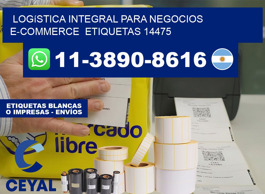 Logística integral para negocios e-commerce  etiquetas 14475